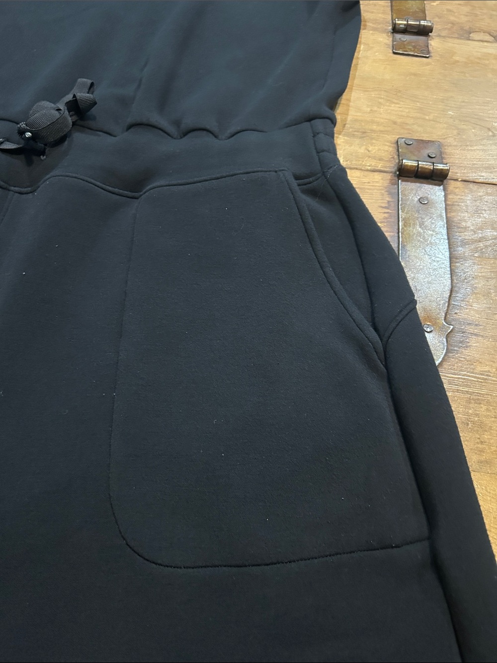SPANX AirEssentials Black Sleeveless Wide Leg Jumpsuit Tall XL 31” Inseam - Picture 10 of 10
